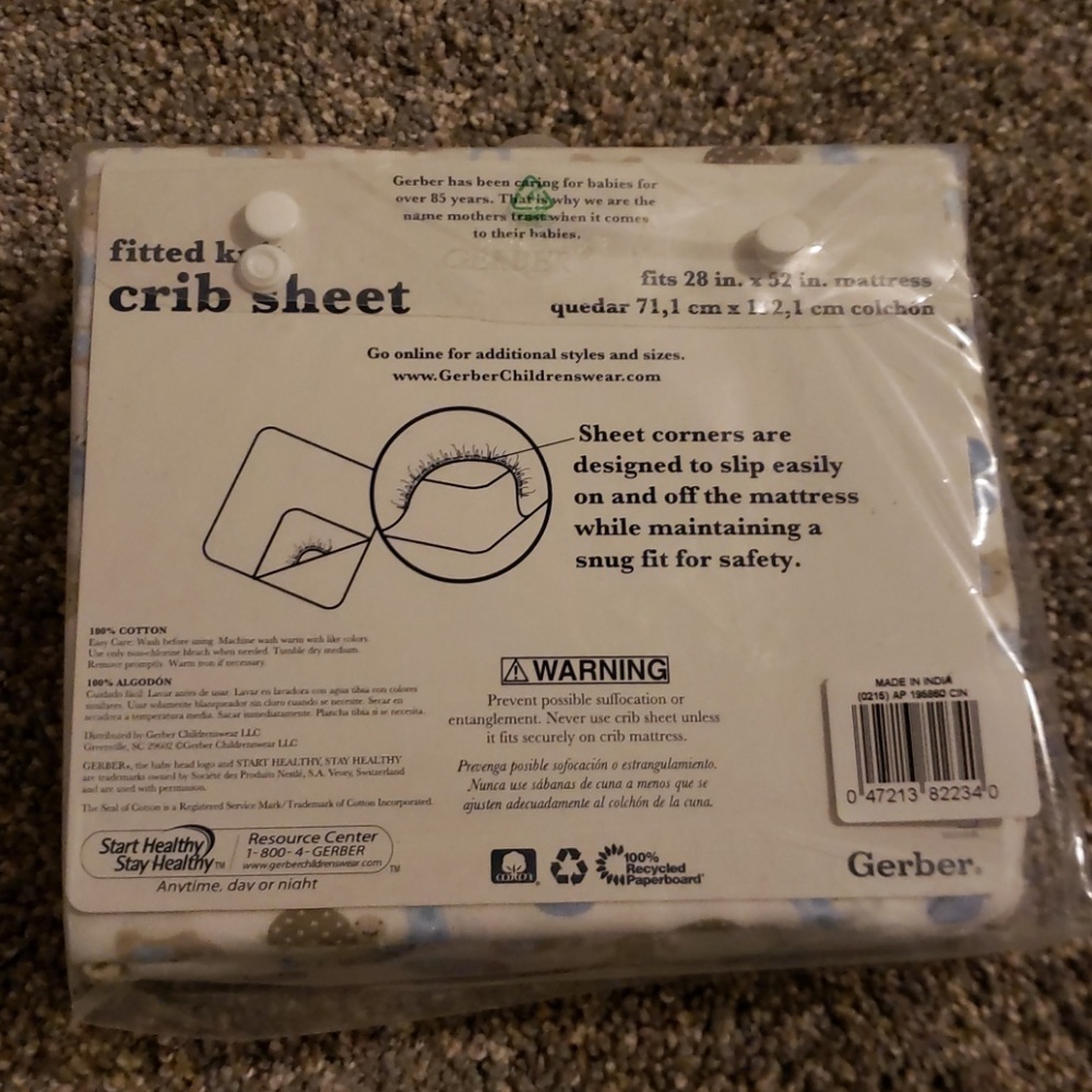 Crib sheet - Picture 2 of 2